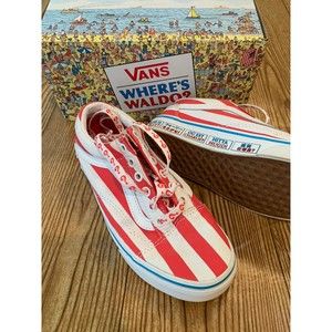 NEW Wheres Waldo vans size 3.5